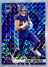 Mark Andrews 2025 Panini Mosaic Reactive Blue Prizm Card- #138 Baltimore Ravens