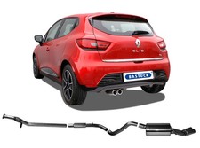 Bastuck Edelstahl Sportauspuffanlage Renault Clio 4 0.9l 2x70mm gerollt