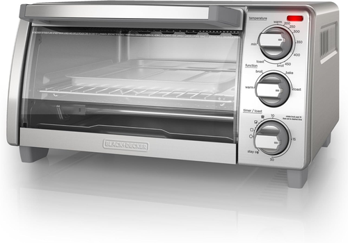 Horno tostador 4 rebanadas funciones hornear asar tostar mantener caliente timer - Picture 11 of 12