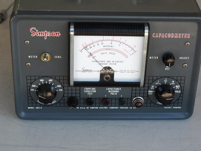 #ad Simpson 383A Capacohmeter Refurbished Calibrated Tested See 28 PicturesL@@K $159.00