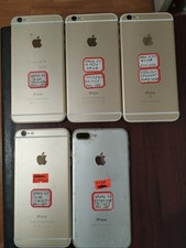 Lot of 5 Apple iPhone 7 plus / 6s plus/6 plus 16GB 32GB 64GB For parts FMI:OFF 