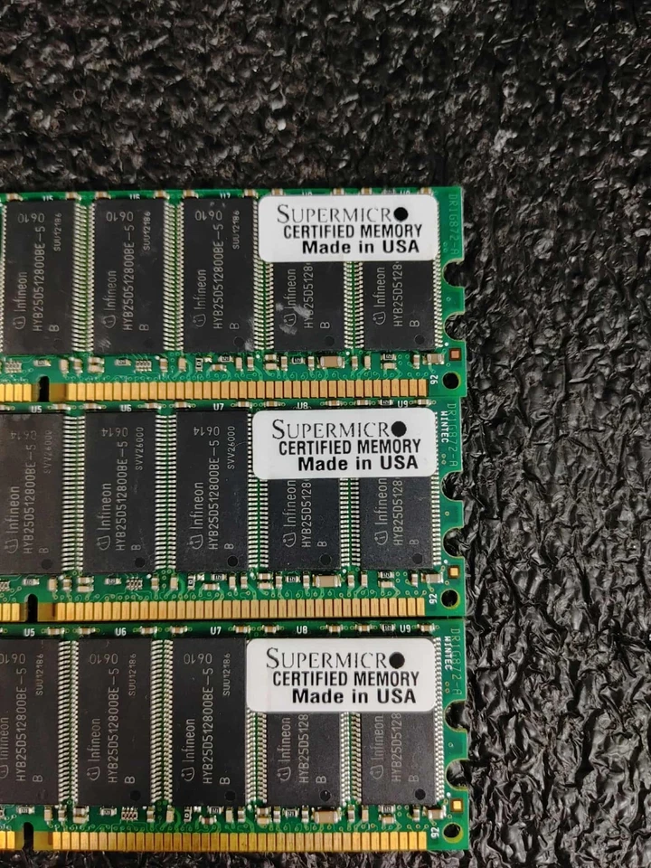 Wintec SuperMicro 3GB (3 x 1 GB) 3T955681B-L PC3200 ECC REG Server Ram - Image 3 of 4