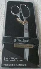 Gingher Scissors 8  Spring Action Dressmaker Shears 220790 NIB Helps Hand Wear