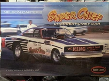 Polar Lights SUPER CHIEF Dodge Charger Funny Car, Sealed Inside, 1/25, 2014!