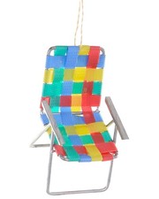 Cody Foster  Co. Retro Lawn Chair Ornament Multicolor