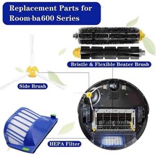 Replacement Parts Kit For iRobot Roomba 600 Series Vacuum Filter Brush Cleaner 