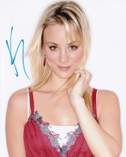 KALEY CUOCO signed autograph 20x25cm BIG BANG in person autograph COA