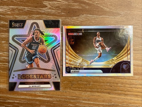 JA MORANT Panini Select Lodestars #11 Silver Prizm NBA Hoops Highlights #264