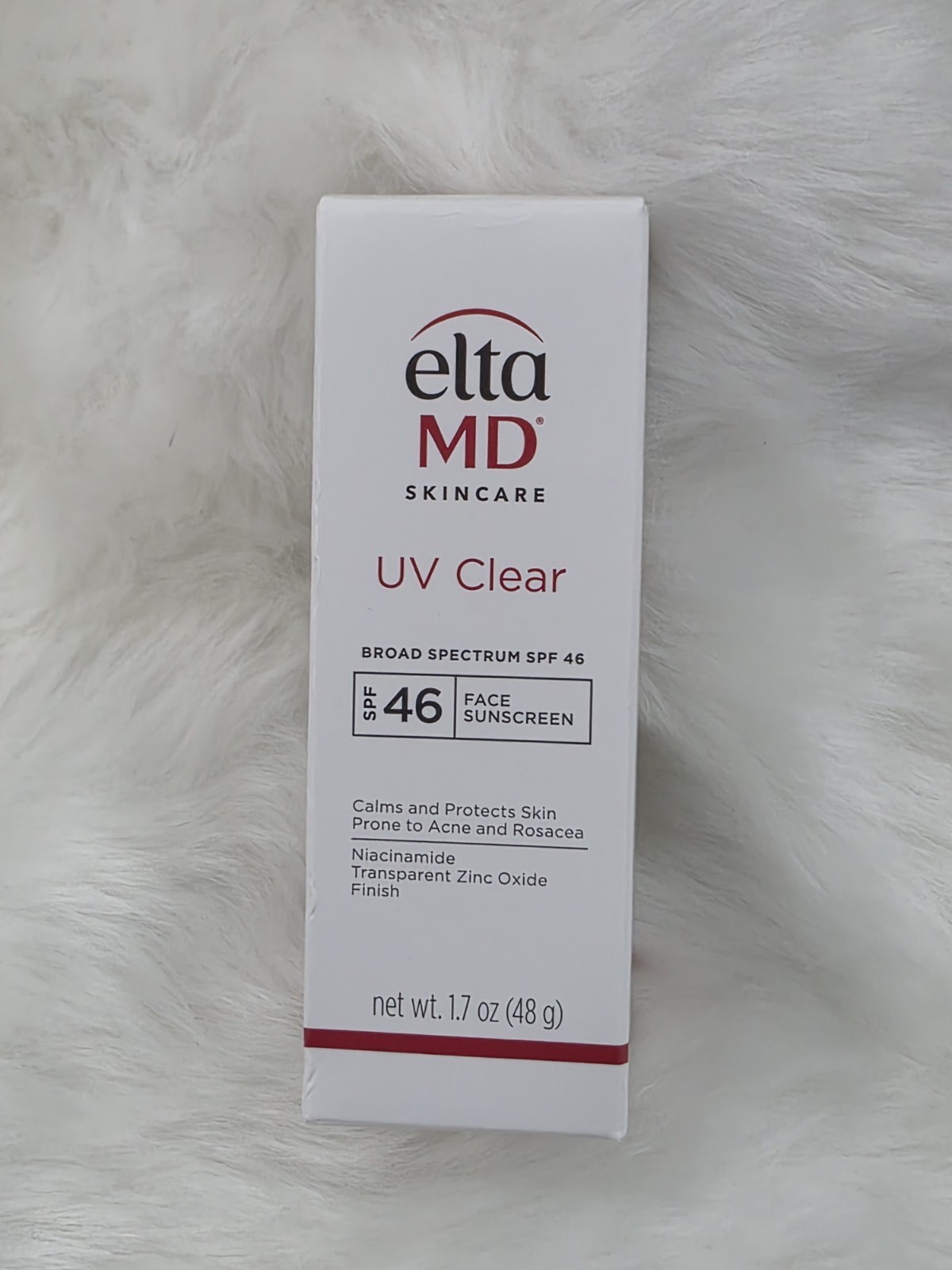 EltaMD UV Clear SPF 46 Face Sunscreen Niacinamide Zinc Oxide 1.7 oz