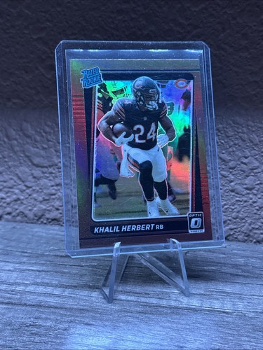 2021 Panini Donruss Optic - Rated Rookie Khalil Herbert #293 Bronze Prizm (RC)
