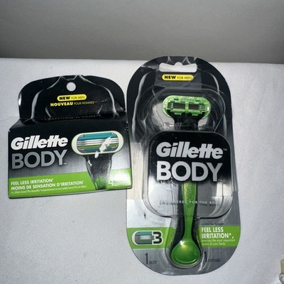 Gillette Body Razor With 4 Refills 