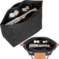 Taschen Organizer Shopper Dunkelgrau L - Handtaschen Innentasche für Shopper - F