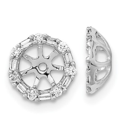 14k Gold Diamond Earring Jackets EM4024