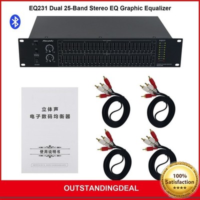 EQ231 Dual 25-Band Stereo EQ Graphic Equalizer Hifi   Equalizer ot25 #am