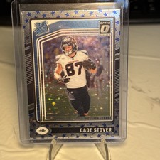 2024 Donruss optic #218 Cade Stover Stars Emoji Rated Rookie Texans RC