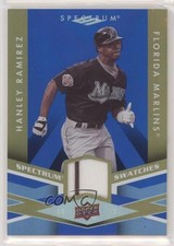 2009 Upper Deck Spectrum Spectrum Swatches Blue Hanley Ramirez #SS-HR 02sc