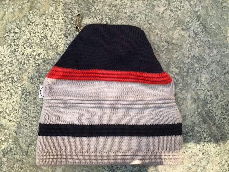 90s Vintage Igloos 100% Wool Knit Ski Beanie Hat Toboggan Snowboarding NOS