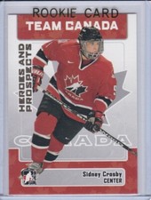 SIDNEY CROSBY ROOKIE CARD Team Canada HOCKEY $$ RC Prospects PITTSBURGH PENGUINS