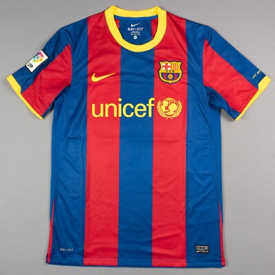 FC BARCELONA 2010-2011 HOME JERSEY SHIRT CAMISETA ORIGINAL M MEDIUM 382354-486