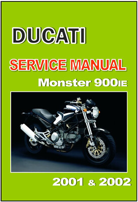 DUCATI Workshop Manual M900 IE M900IE Monster 2000 2001 & 2002