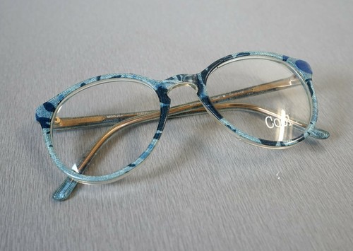 Tomferra Cool Brille Unisex Blau Oversized Lesebrille Vintage 50er 60er Jahre - Picture 2 of 12