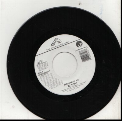 ZZ TOP BREAKAWAY/PINCUSHION 45RPM VINYL