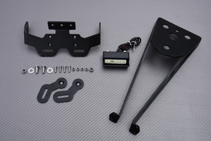 Support de plaque alu Premium pour moto YAMAHA MT-125 2015-2019