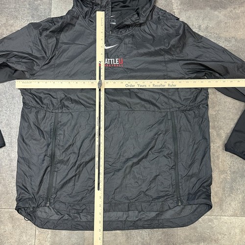 Nike Alpha Fly Rush Jacket Men’s L Center Swoosh Seattle University Basketball - Picture 11 of 18