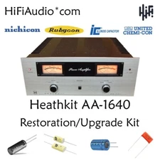 Heathkit aa-1640 restoration kit recap capacitor filtger rebuild upgrade