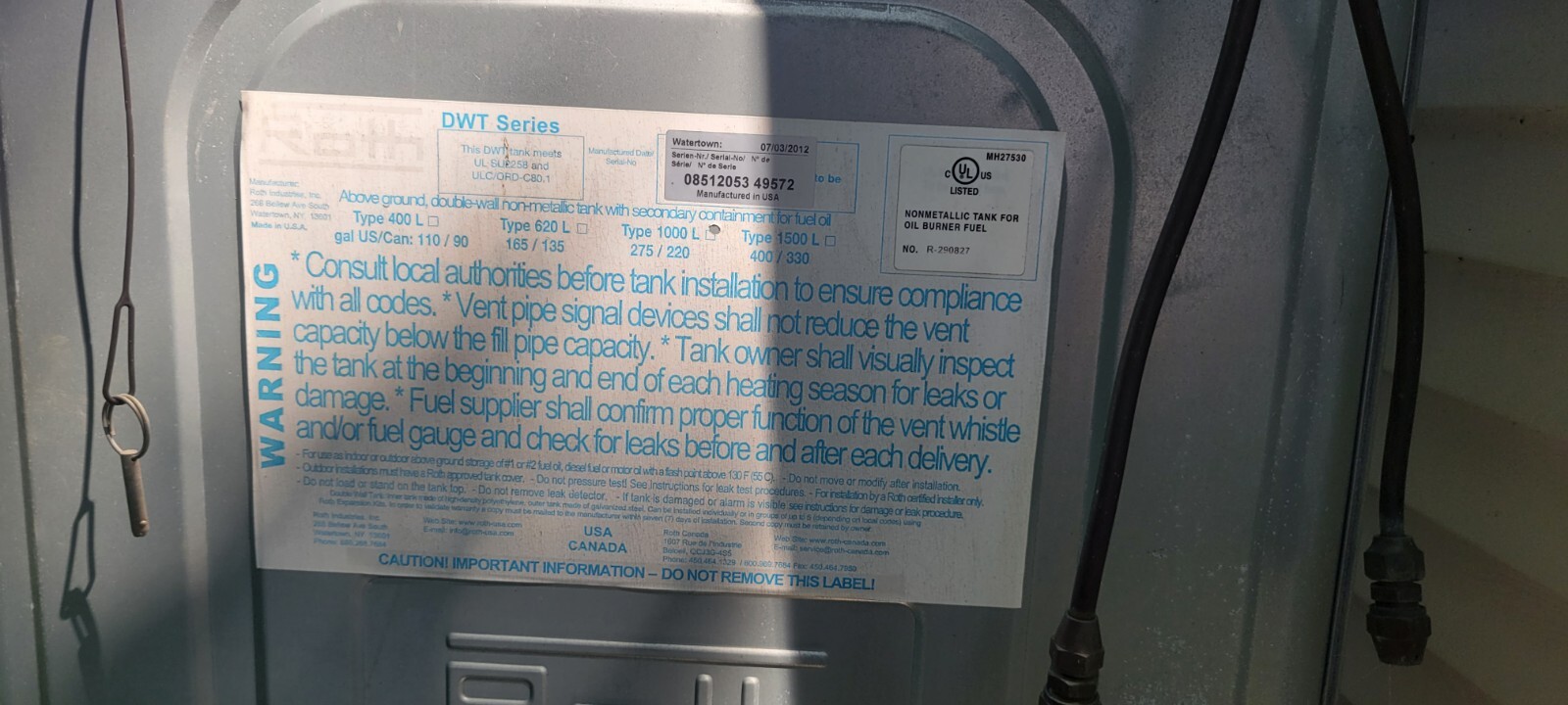 home heating oil tank eBay