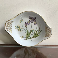 Spode Iris & Sphaerolobium Round Handled Bowl Ramekin Casserole Dish