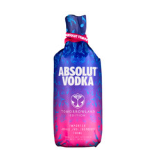 Absolut Vodka 0,7L Tomorrowland - Limited Edition 2019 - Wodka Festivalflasche