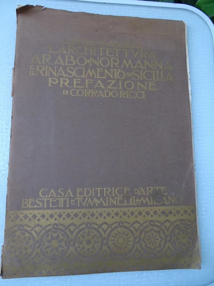 ARCHITETTURA-ARATA-ARCHITETTURA ARABO-NORMANNA-RINASCIMENTO IN SICILIA-1914 - Immagine 2 di 4