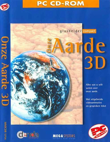 ONZE AARDE in 3D - met uitgebreide video + gesproken tekst - WINDOWS - PC CD ROM
