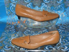 PRADA TAN LEATHER PUMPS SIZE (38) OR 7.5 MEDIUM