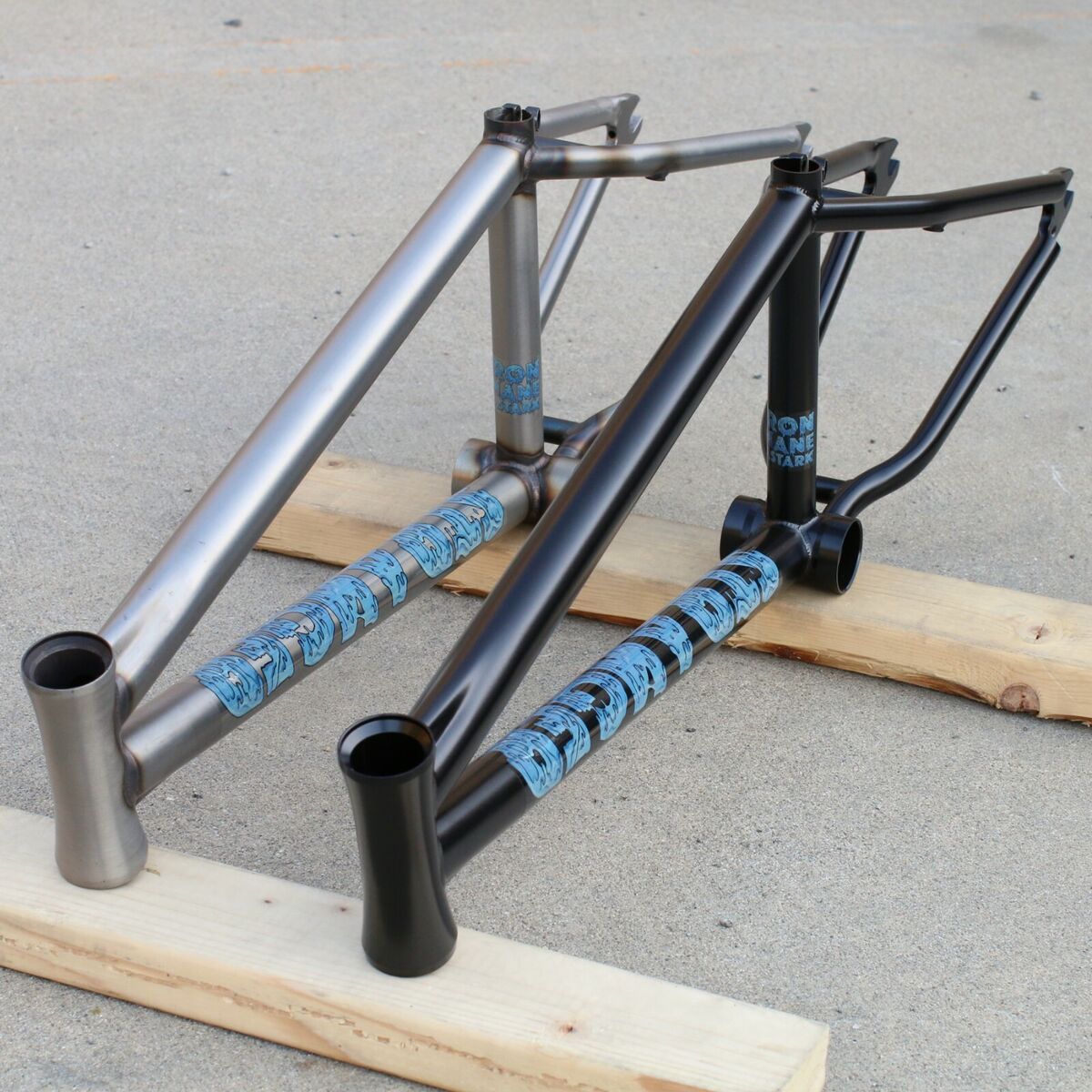 STRANGER BMX BIKE IRON MANE BICYCLE FRAME BLACK or RAW