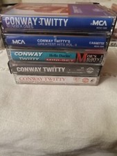 Conway Twitty 5 Cassette Lot Country Music