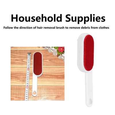 Pet Fur Cleaning Brush Reusable Washable Plastic Double Sided Clothes Coat Lint