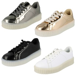 ladies multi coloured trainers