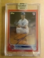 2022 Topps Clearly Authentic Luis Gil RED Rookie FACTORY ENCASED Auto SSP #48/50
