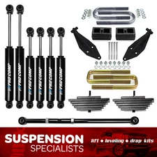 3" Front 2" Rear Leveling Lift Kit For Early 1999 Ford F250 F350 4WD w/ Pro Comp