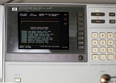 HP 3577A 5Hz to 200 MHz Network Analyzer for sale online | eBay HP 3577A 5Hz to 200 MHz Network Analyzer for sale online | eBay