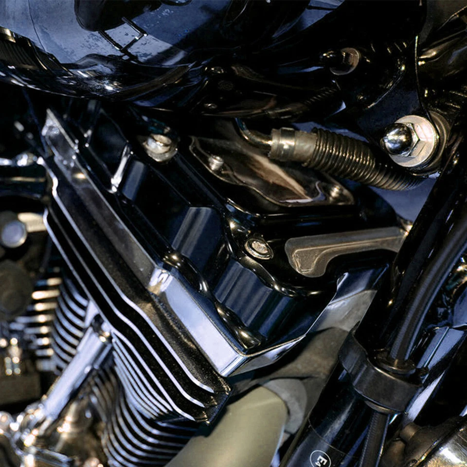 CNC Cut Clarity Rocker Box Cover For Harley Twin Cam Electra/Street Glide Models Foto 4 de 4