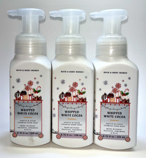 3 Whipped White Cocoa Gentle Foaming Hand Soap Bath  Body Works 8.75 fl oz