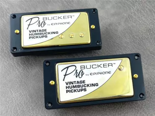 LP Vintage ProBucker Humbucker Pickups GOLD For Epiphone Les Paul Korea OEM