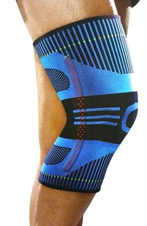 FASCIA GINOCCHIO GAMBA TUTORE GINOCCHIERA ELASTICA TRAUMI SUPPORTO - Foto 10