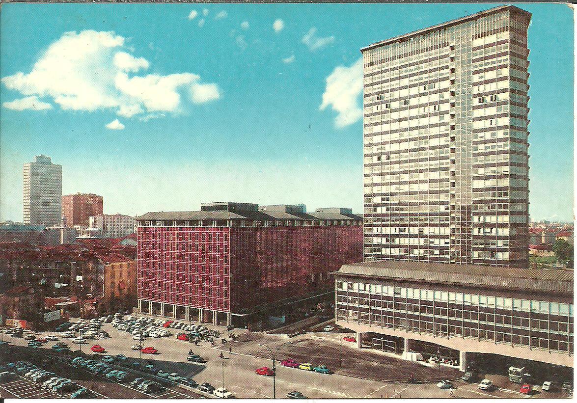 Milano, Grattacielo Municipio e Palazzo Stipel; Grattacielo Torre Velasca 2 cart