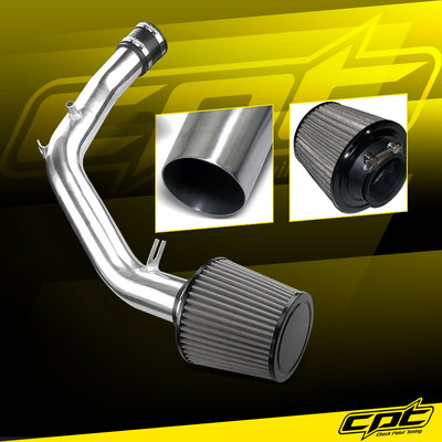For 01-05 VW Jetta 1.8T 1.8L 4cyl Polish Cold Air Intake +Stainless Steel Filter