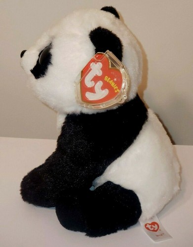 Ty Beanie Baby - MING el 2015 Oso Panda 6" NUEVO MWMTs Peluche Juguete - Imagen 3 de 8