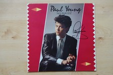 Paul Young Autogramm signed LP-Cover "No Parlez" Vinyl
